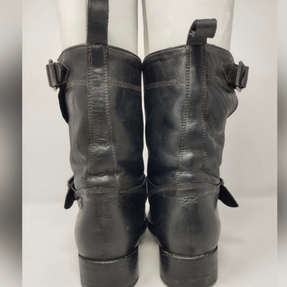 VINTAGE BELSTAFF, English Moto Boots 6. Solid / tough boot ! SO Biker Chick COOL - Picture 5 of 13